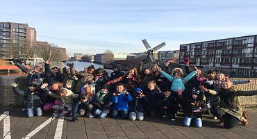 Groep 5A bezoekt de molen - de Otter